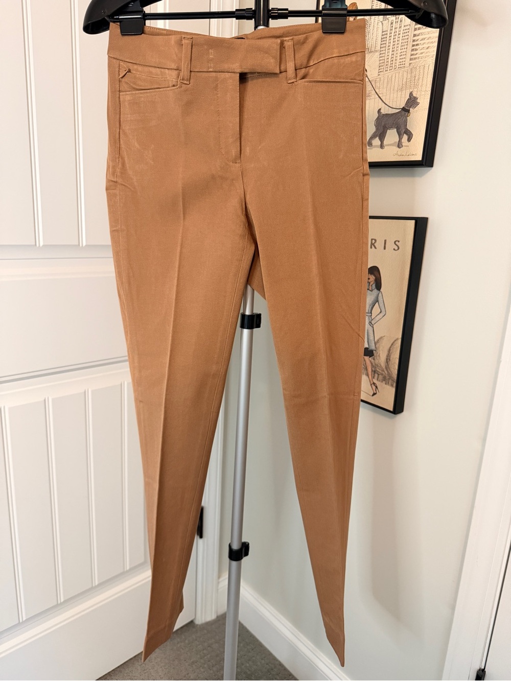 White House Black Market Tan Stretch Skinny Pants